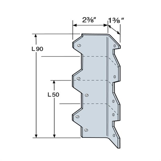 Picture of L90Z REINFORCING ANGLE