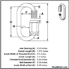 Picture of 3/16" 316 SS QUICK LINK