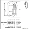 Picture of 3/8" 316 SS QUICK LINK