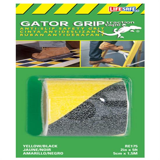 Picture of 2"X5' BLK/YLW SAFETY GRIT TAPE