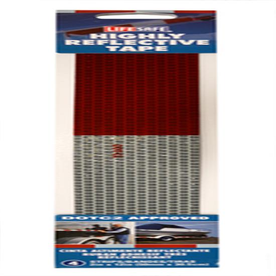 Picture of 2X12 RED/SLV REFLECTIVE STRIP