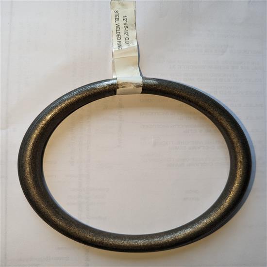 Picture of 1/2" X 5-1/2" OD WELDED RING