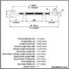 Picture of 1/2 x 12" EYE TO HOOK HDG TB