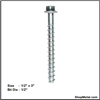 Picture of 1/2" X 3" TITEN HD ANCHOR