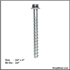 Picture of 3/4" X 4" TITEN HD ANCHOR