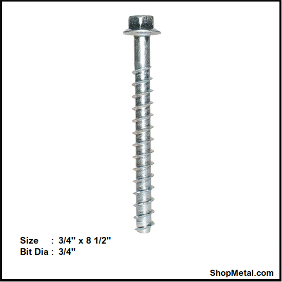 Picture of 3/4" X 8-1/2" TITEN HD ANCHOR