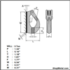 Picture of 5T WELD-ON LIFT HOOK YELLOW