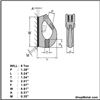 Picture of 8T WELD-ON LIFT HOOK YELLOW