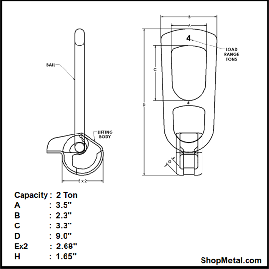 Picture of 2 TON SWIFT LIFT UNIVERSAL