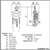 Picture of 5TON X 20' MANUAL CHAIN HOIST