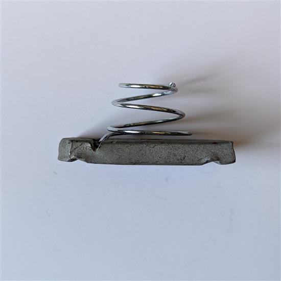 Picture of 1/4" HDG CHANNEL NUT SHORT SPRING 10 PACK