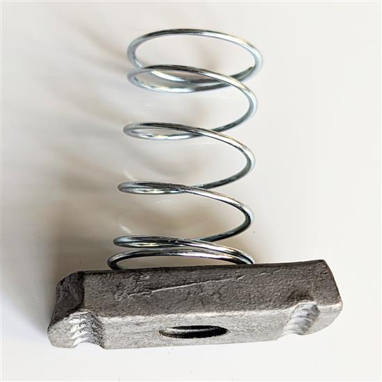 Picture of 3/8" HDG CHANNEL NUT REGULAR SPRING 10 PACK