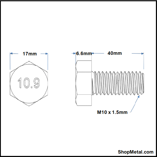 Picture of M10-1.50x40 MM